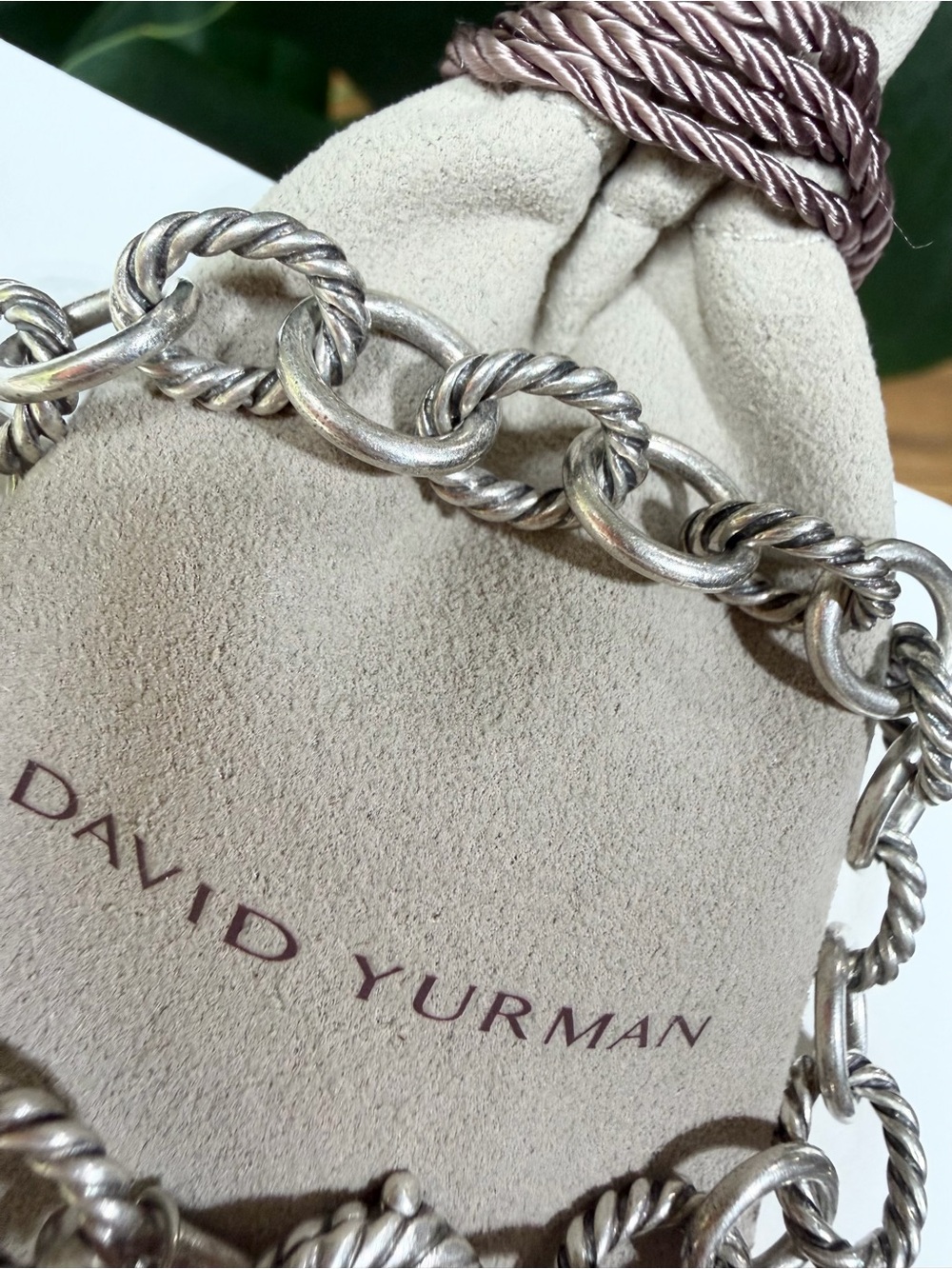 ❤️ David Yurman 10mm Oval Link Chain Bracelet - Picture 4 of 9